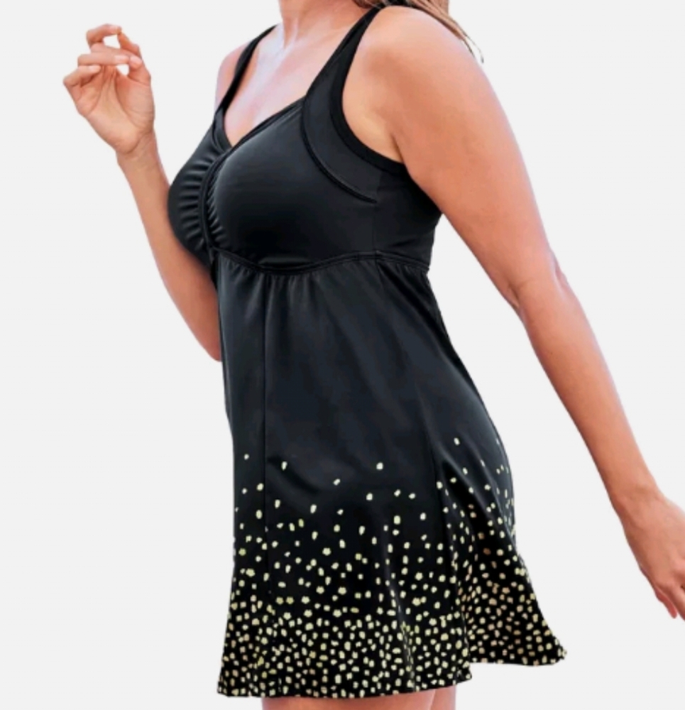 NWT swimsuits for all sparkle swim dress